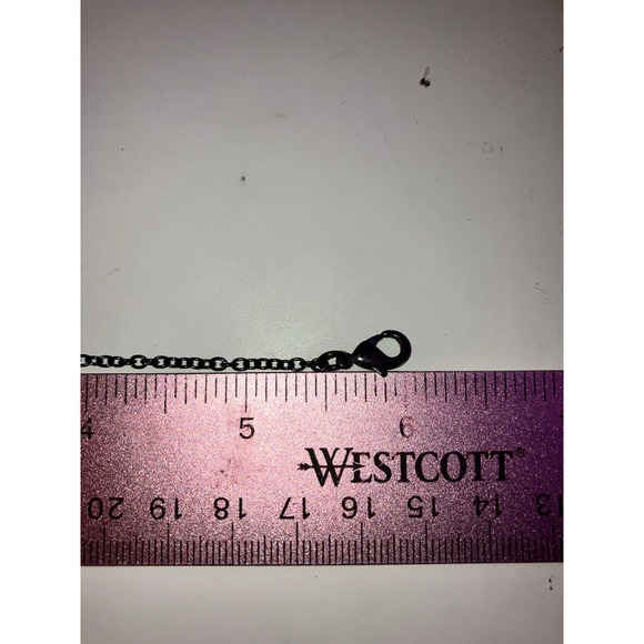 Red Transparent Beaded Gun Metal Gray Chain Necklace & Earrings! - Picture 13 of 14